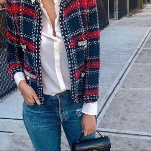 Zara tweed blazer